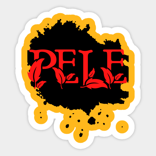 Pele tshir Sticker by Mcvipa⭐⭐⭐⭐⭐